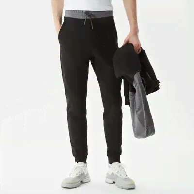 Мужские спортивные брюки Lacoste Regular Fit 1967762 (чёрный, lpn21965110)