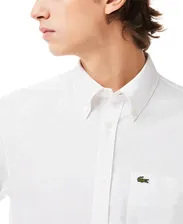 Рубашка мужская Lacoste длинный рукав в клетку
