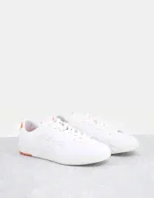 Белые кроссовки со шнуровкой Lacoste Carnby-Бeлый