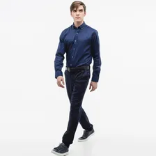 Брюки Lacoste Slim fit, размер 44, цвет темно-синий HH0087